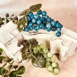 Accents | Hand Carved Jade Grape Cluster Set | Poshmark
